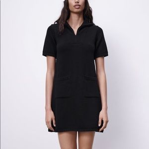 Zara Polo Collar Knit Dress